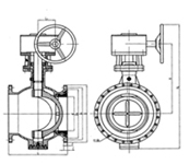 q347 型 pn16、pn25 偏心半球阀（图2）